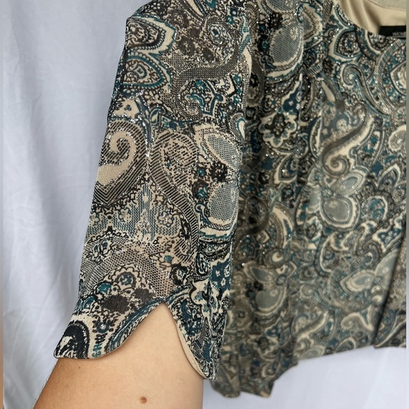 Women’s 2pc Elegant Blouse/Top by Alex Evenings • Plus Size - Picture 3 of 9